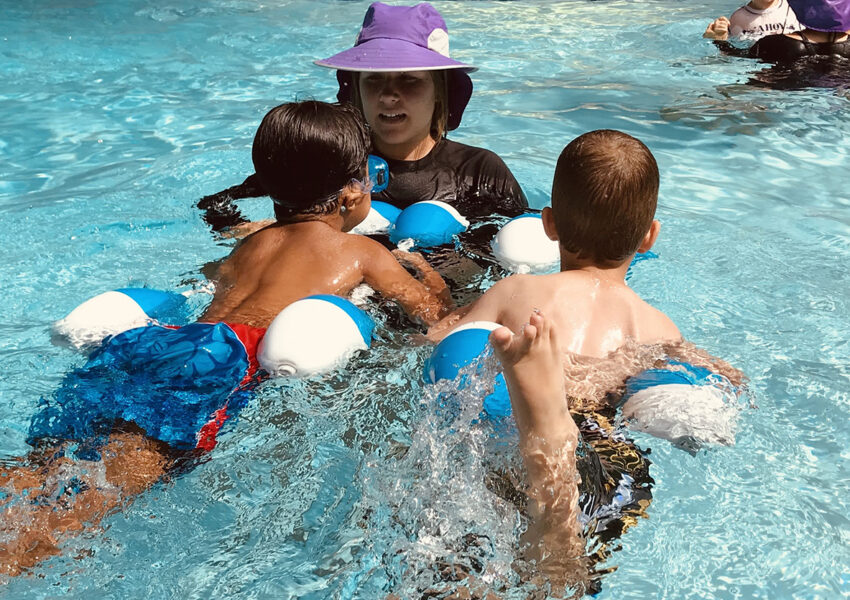Beginners swim lessons in Waco