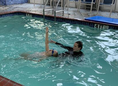 Intermediate swim lessons in Waco
